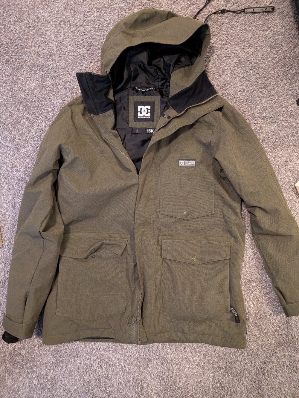 DC Men's Servo Jacket - Olive, Large